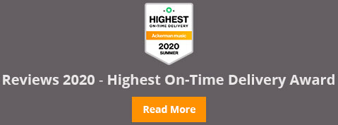 Reviews 2020 - Highest On-Time Delivery Award