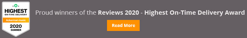 Reviews 2020 - Highest On-Time Delivery Award